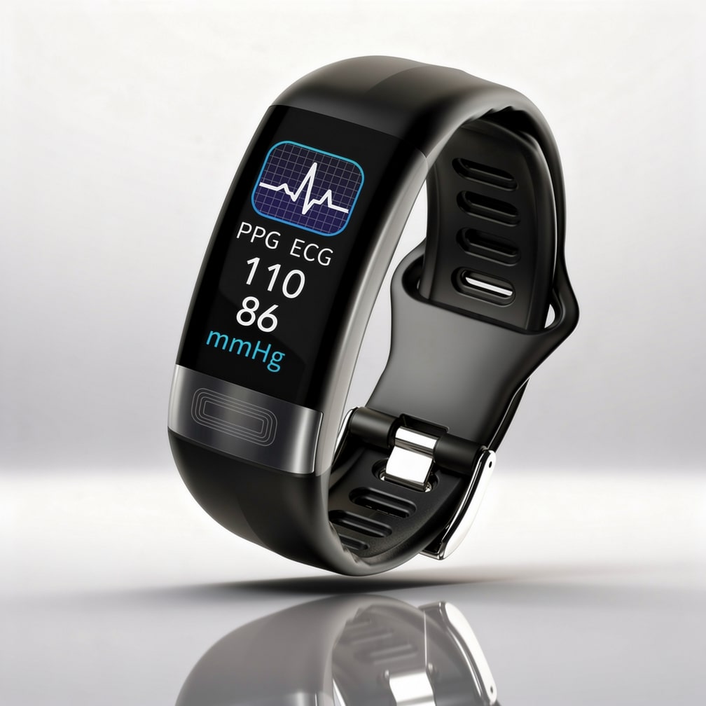 Smartwatch mit EKG, Herzfrequenz, Blutdruck & Schlaftracking für Damen und Herren | Fitness Tracker | Vitaro