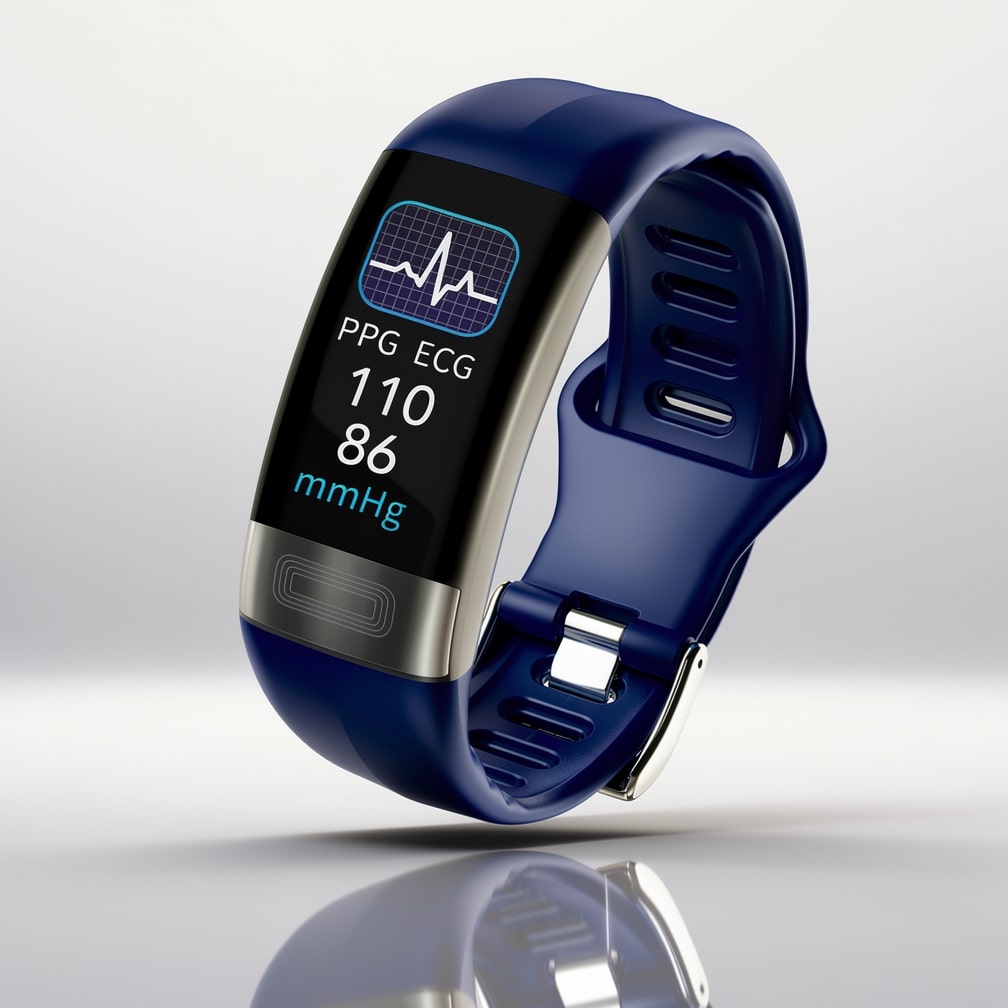 Smartwatch mit EKG, Herzfrequenz, Blutdruck & Schlaftracking für Damen und Herren | Fitness Tracker | Vitaro