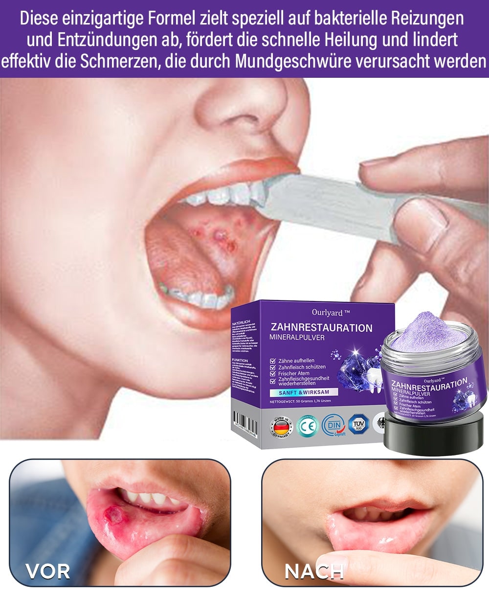 Mineralpulver für Zahnpflege | Zähne Stärken & Schützen | SmileSchutz