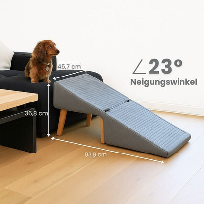 Hundetreppe für Bett & Sofa | Hunderampe & Hocker in einem | SofaFreund