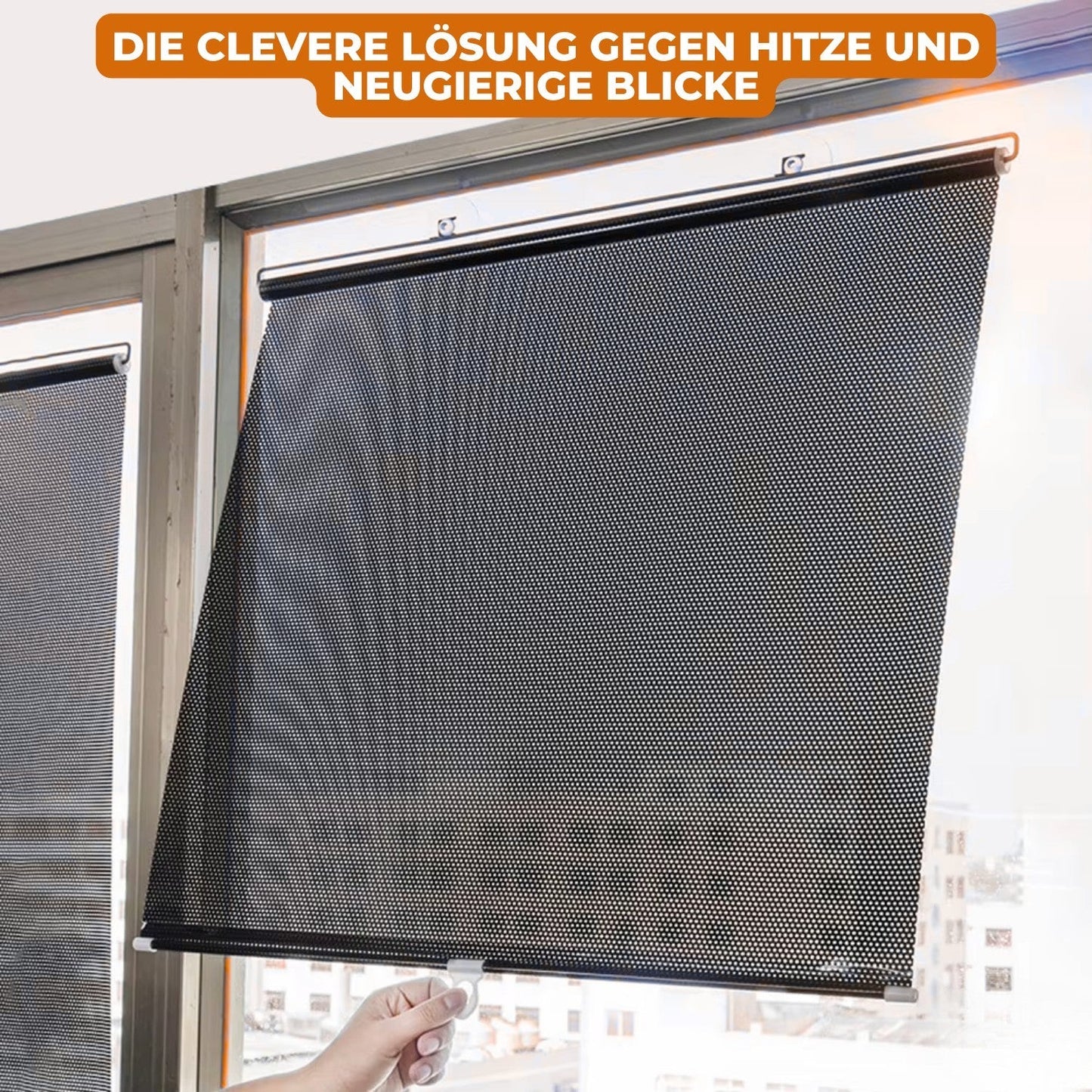 Sonnenschutz & Sichtschutz Rollos ohne Bohren | SonnenSchutz