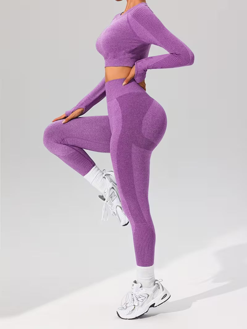 Sport Leggings & Top für Damen | Sportbekleidung | Damen Trainingsanzüge | FlexFit