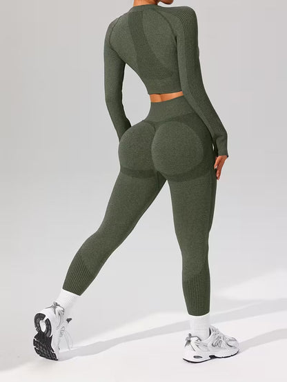 Sport Leggings & Top für Damen | Sportbekleidung | Damen Trainingsanzüge | FlexFit