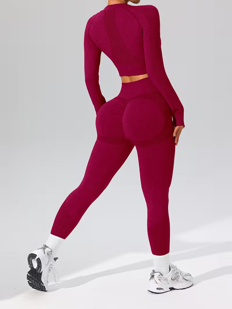 Sport Leggings & Top für Damen | Sportbekleidung | Damen Trainingsanzüge | FlexFit