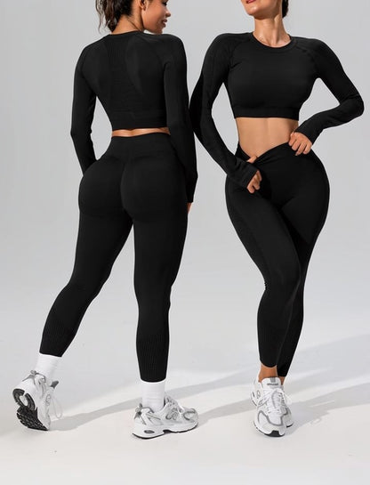Sport Leggings & Top für Damen | Sportbekleidung | Damen Trainingsanzüge | FlexFit
