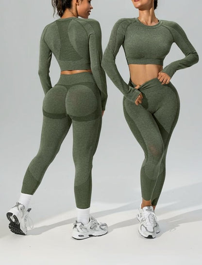 Sport Leggings & Top für Damen | Sportbekleidung | Damen Trainingsanzüge | FlexFit
