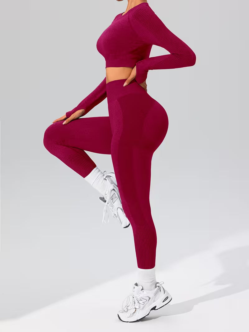 Sport Leggings & Top für Damen | Sportbekleidung | Damen Trainingsanzüge | FlexFit