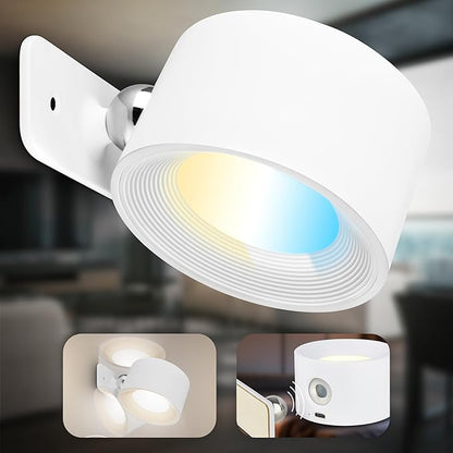 LED Lampe | Lampe mit Bewegungsmelder | Kabellose Lampe | Strahl360