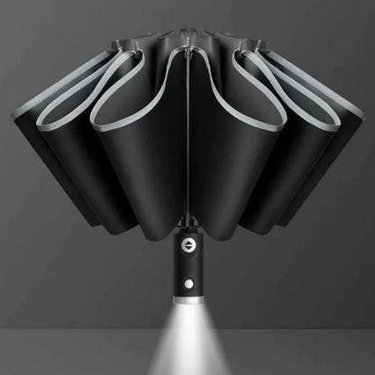 Sturmfester Regenschirm Automatik mit Licht | LumBrella