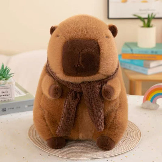 Süßes Capybara Kuscheltier | Plüschtier für Babys, Kinder und Erwachsene | KuschelCapy
