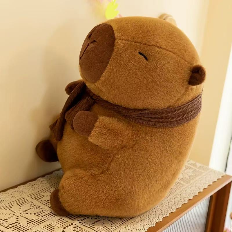 Süßes Capybara Kuscheltier | Plüschtier für Babys, Kinder und Erwachsene | KuschelCapy