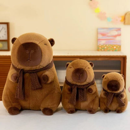Süßes Capybara Kuscheltier | Plüschtier für Babys, Kinder und Erwachsene | KuschelCapy