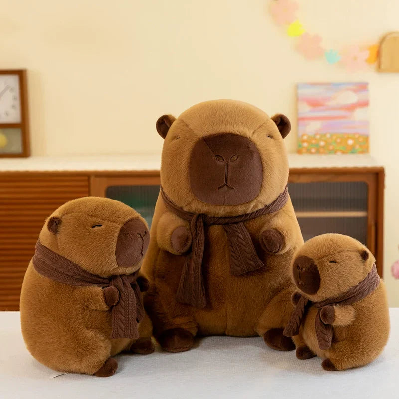 Süßes Capybara Kuscheltier | Plüschtier für Babys, Kinder und Erwachsene | KuschelCapy