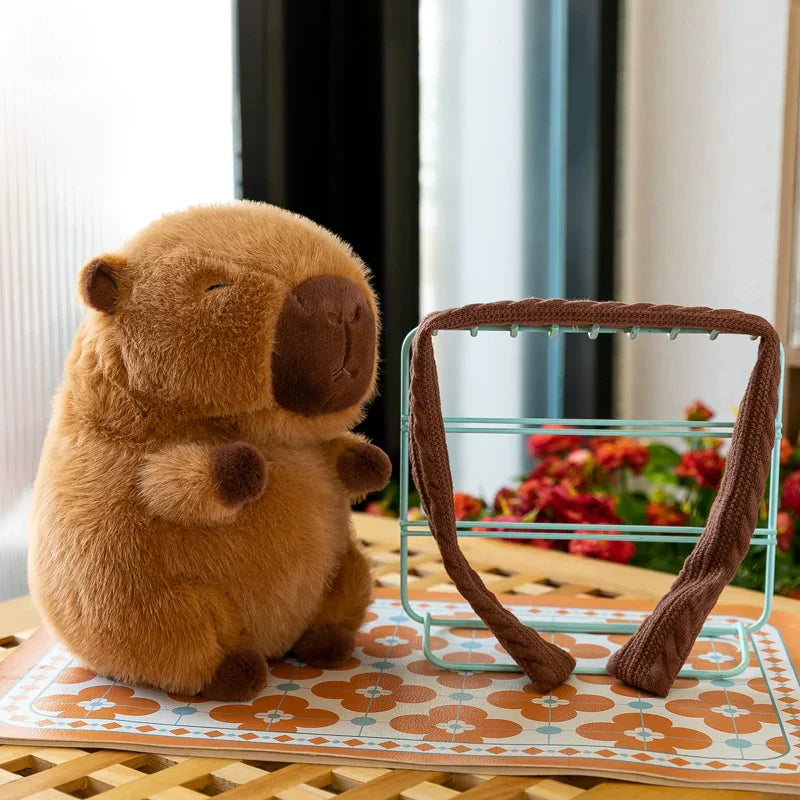 Süßes Capybara Kuscheltier | Plüschtier für Babys, Kinder und Erwachsene | KuschelCapy