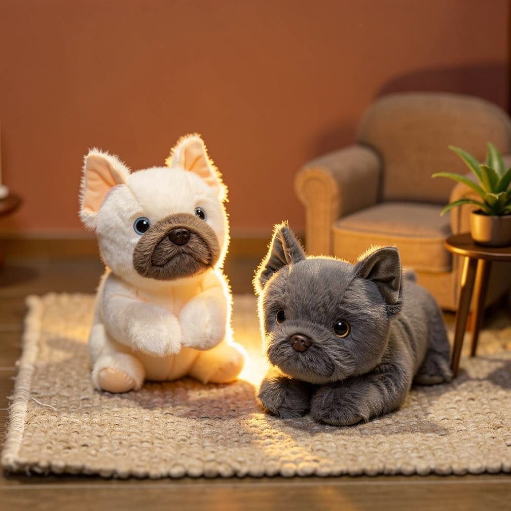 Süßes Kuscheltier Hund | Bulldog Plüschtier | Stofftier | KuschelBulli