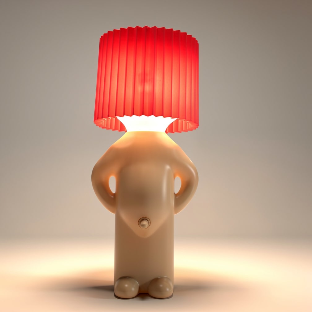 Humorvolle Tischlampe | LED Nachttischlampe | Schreibtischlampe | PeekaLume