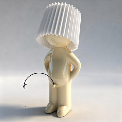 Humorvolle Tischlampe | LED Nachttischlampe | Schreibtischlampe | PeekaLume