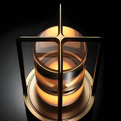 Tischleuchte mit Akku | Moderne LED Tischlampe | Laterne Lampe | NordicLicht