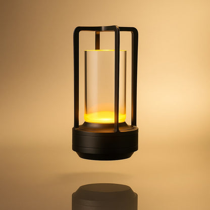 Tischleuchte mit Akku | Moderne LED Tischlampe | Laterne Lampe | NordicLicht