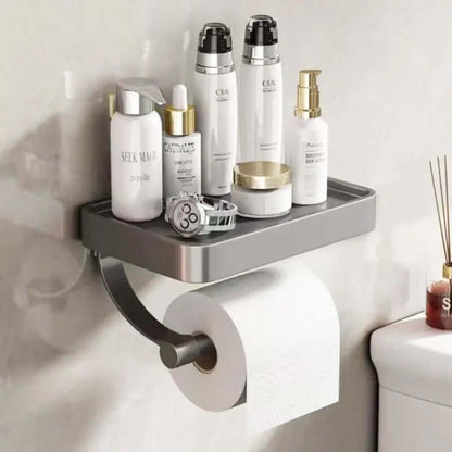 Toilettenpapierhalter aus Edelstahl | Klopapierhalter mit Stauraum | WC Rollenhalter | Rollix