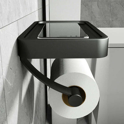 Toilettenpapierhalter aus Edelstahl | Klopapierhalter mit Stauraum | WC Rollenhalter | Rollix
