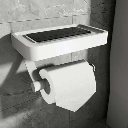 Toilettenpapierhalter aus Edelstahl | Klopapierhalter mit Stauraum | WC Rollenhalter | Rollix