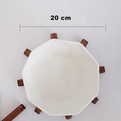 Topfuntersetzer aus Holz | Tischuntersetzer mit modernem Design | HolzKunst (3 Stück)