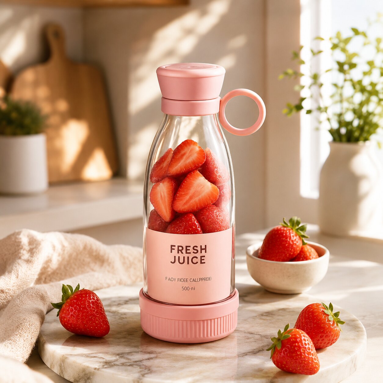 Tragbarer Smoothie Mixer 350 ml | Samtwirbel