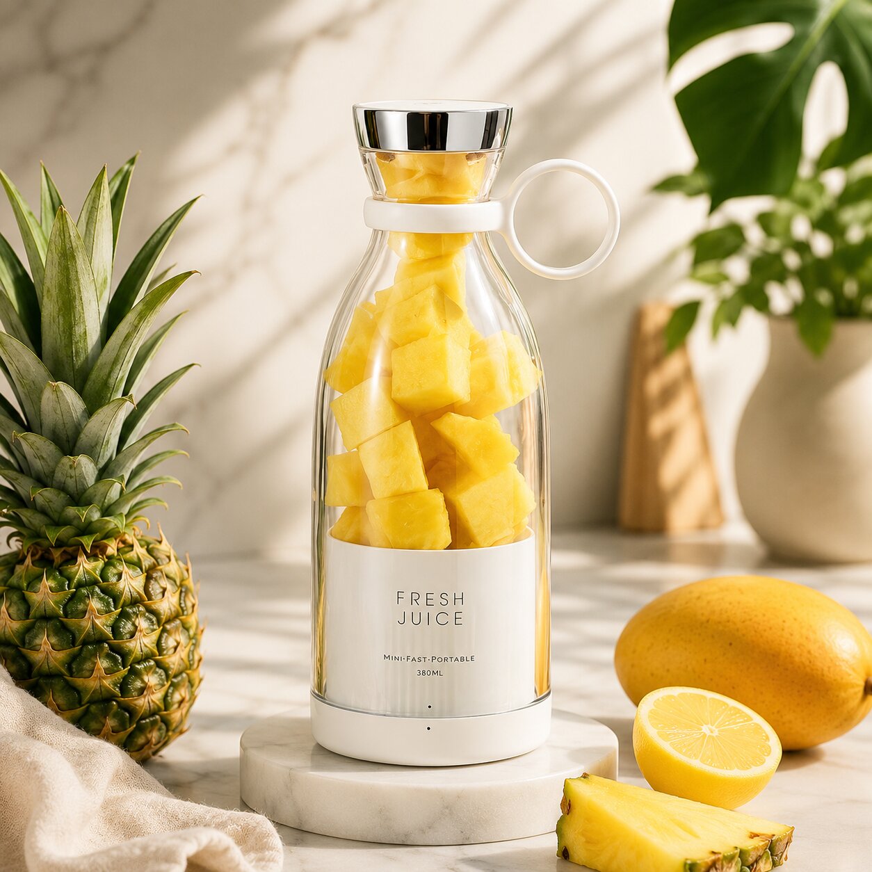 Tragbarer Smoothie Mixer 350 ml | Samtwirbel