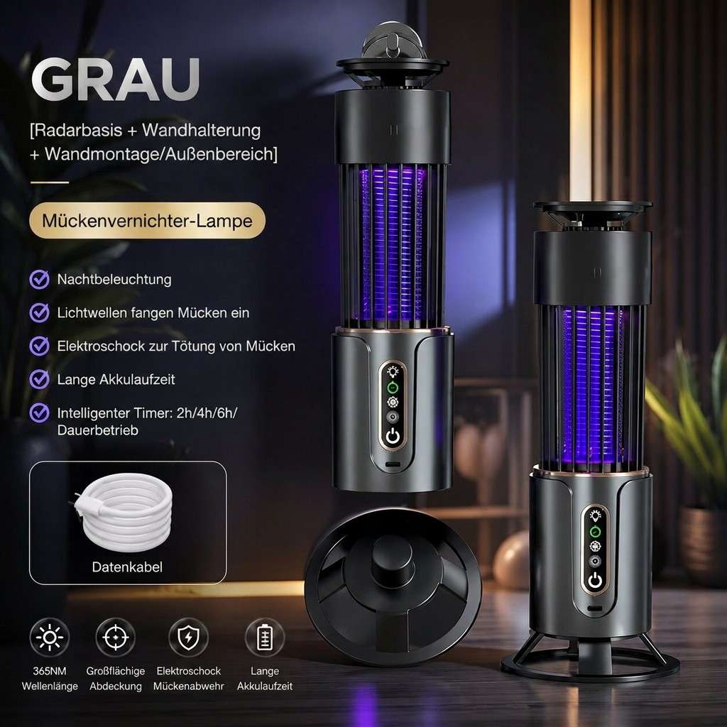 Noctilux UV Insektenvernichter für innen – Elektrische Mückenlampe & Fliegenfalle fürs Zimmer