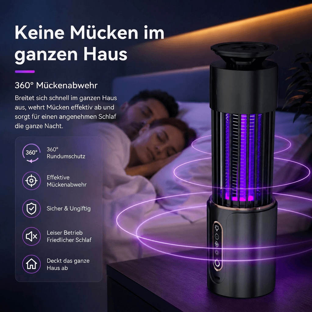 Noctilux UV Insektenvernichter für innen – Elektrische Mückenlampe & Fliegenfalle fürs Zimmer
