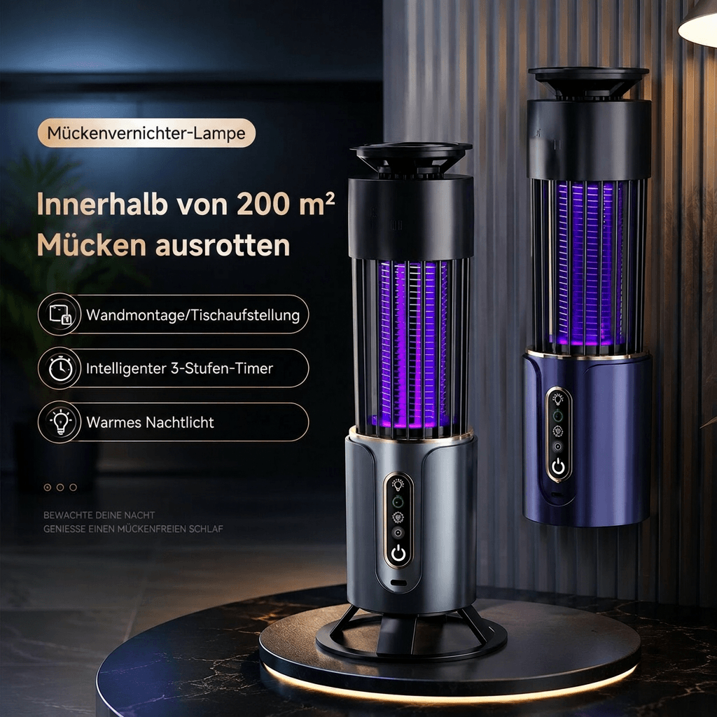 Noctilux UV Insektenvernichter für innen – Elektrische Mückenlampe & Fliegenfalle fürs Zimmer