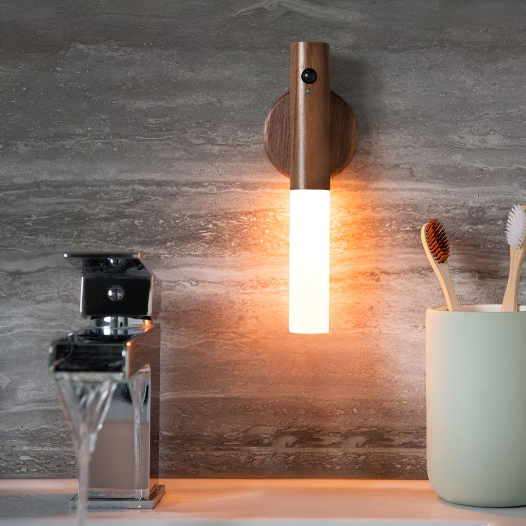 Wandleuchte für innen mit Bewegungsmelder & Akku | Kabellose Lampe | NordLicht