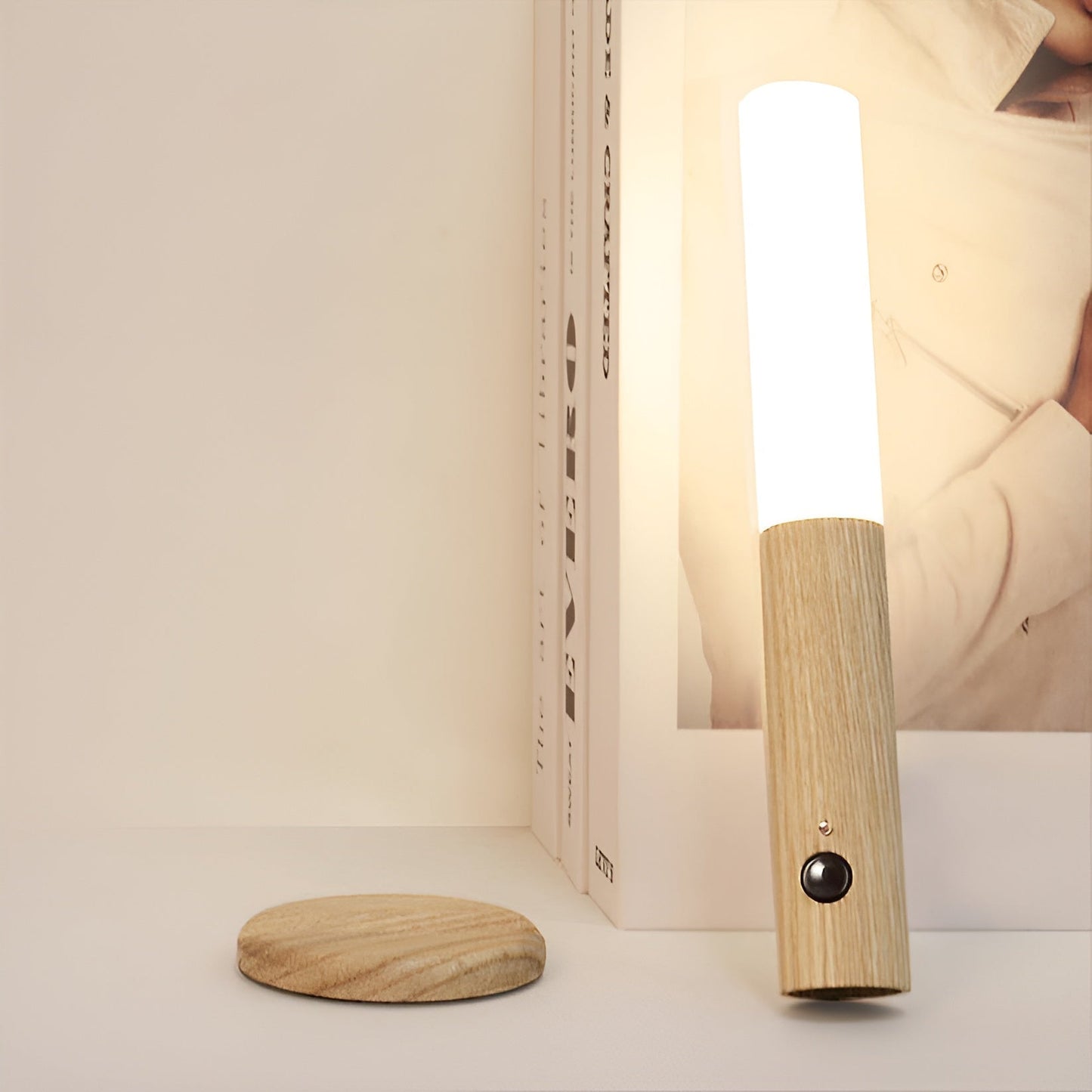 Wandleuchte für innen mit Bewegungsmelder & Akku | Kabellose Lampe | NordLicht