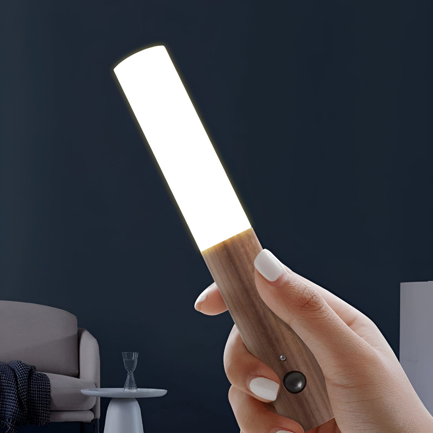 Wandleuchte für innen mit Bewegungsmelder & Akku | Kabellose Lampe | NordLicht