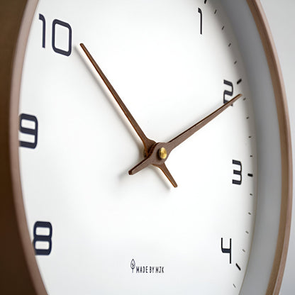 Wanduhr aus Holz | Moderne Uhr für Wohnzimmer | Nordische Design Wanduhr | NordUhr