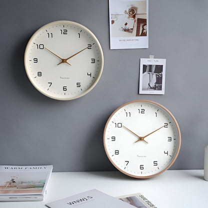 Wanduhr aus Holz | Moderne Uhr für Wohnzimmer | Nordische Design Wanduhr | NordUhr