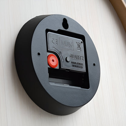 Wanduhr aus Holz | Moderne Uhr für Wohnzimmer | Nordische Design Wanduhr | NordUhr