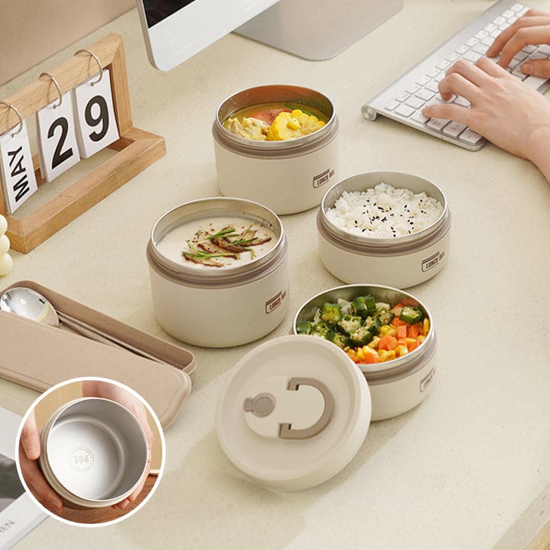 Thermo Lunchdose | Thermobehälter für Essen | WarmBox