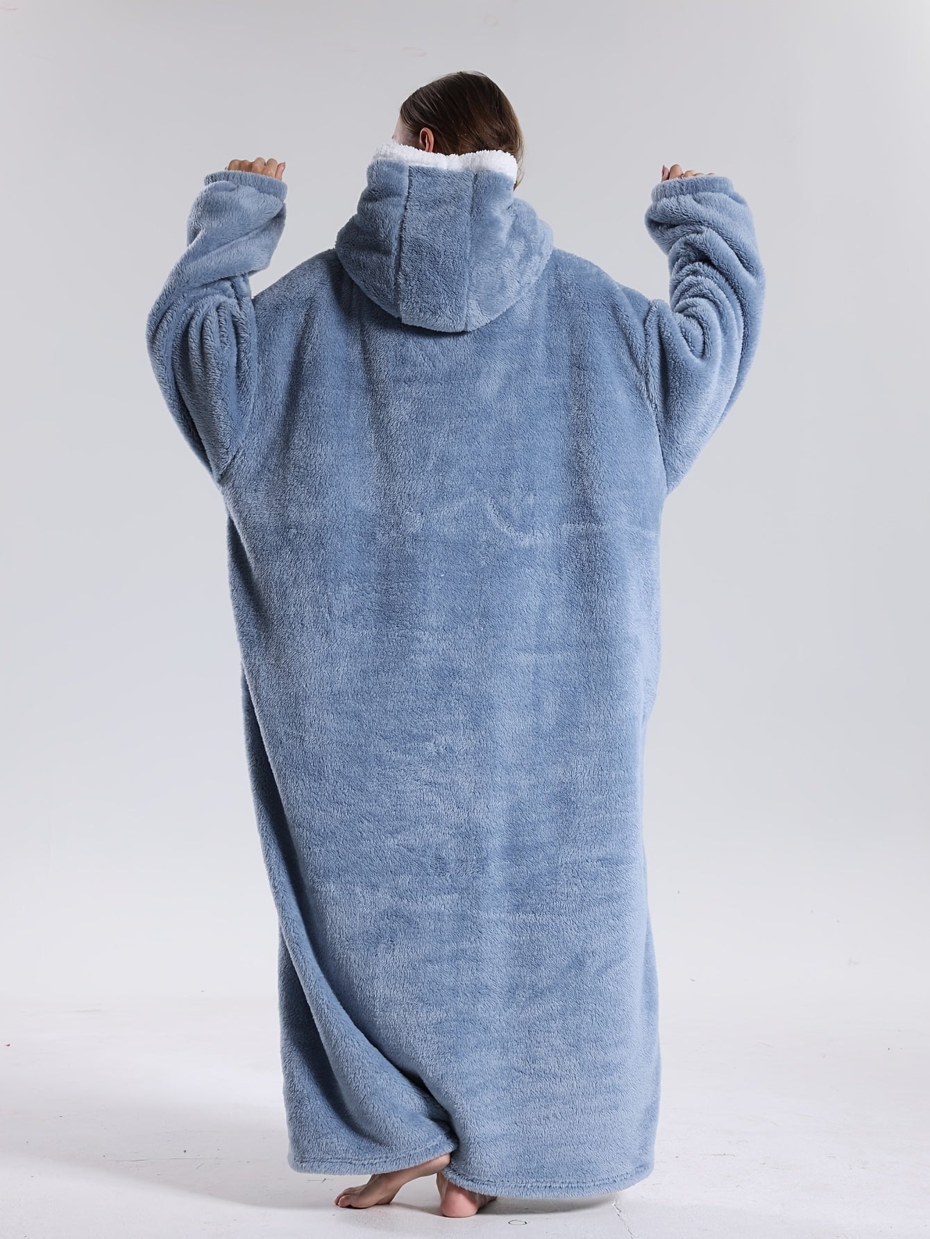 Hoodie Decke | Decke mit Ärmeln | Tragbarer Decken Pullover | WärmeHood