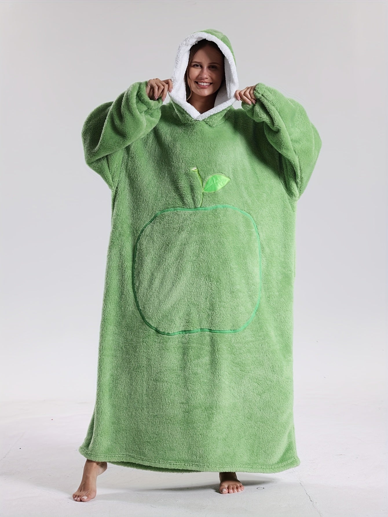 Hoodie Decke | Decke mit Ärmeln | Tragbarer Decken Pullover | WärmeHood