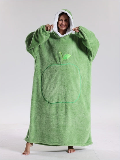 Hoodie Decke | Decke mit Ärmeln | Tragbarer Decken Pullover | WärmeHood