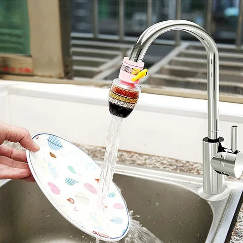 Wasserfilter für Wasserhahn am Hausanschluss | Trinkwasserfilter für sauberes Wasser | PureFlow