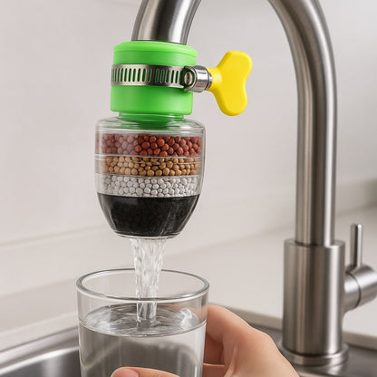 Wasserfilter für Wasserhahn am Hausanschluss | Trinkwasserfilter für sauberes Wasser | PureFlow