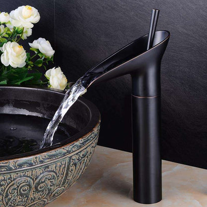 Wasserhahn für Küche & Badezimmer | Wasserfall Waschtischarmatur | Antike Spültischarmatur | Armaturix
