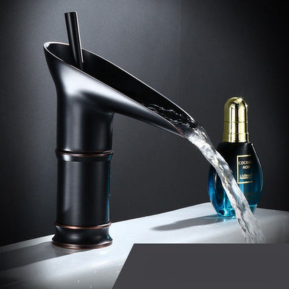 Wasserhahn für Küche & Badezimmer | Wasserfall Waschtischarmatur | Antike Spültischarmatur | Armaturix