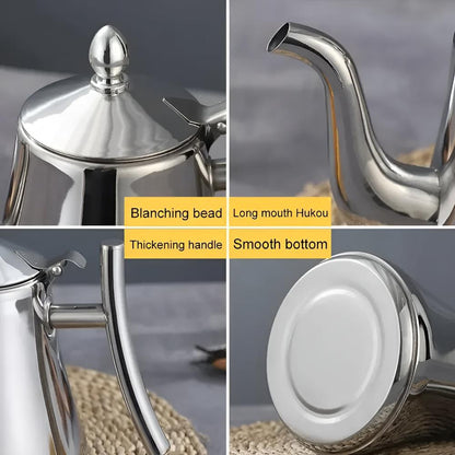 Wasserkocher mit Filter aus Edelstahl | Wasserkessel mit Sieb | Teekocher | Stahlia