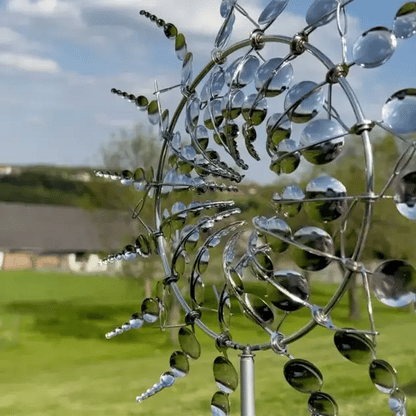 Windspiel für Garten | Windmühle aus Metall | WindLume