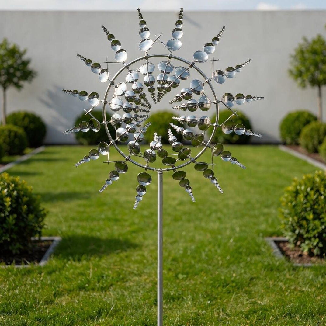 Windspiel für Garten | Windmühle aus Metall | WindLume